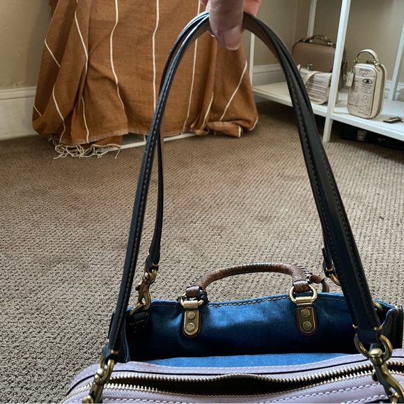 Coach Rogue 30 - Exotic Denim with Patchwork - Picture 12 of 14